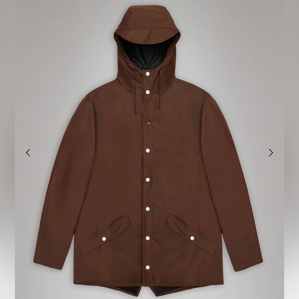 RAINS Jacket XS BROWN